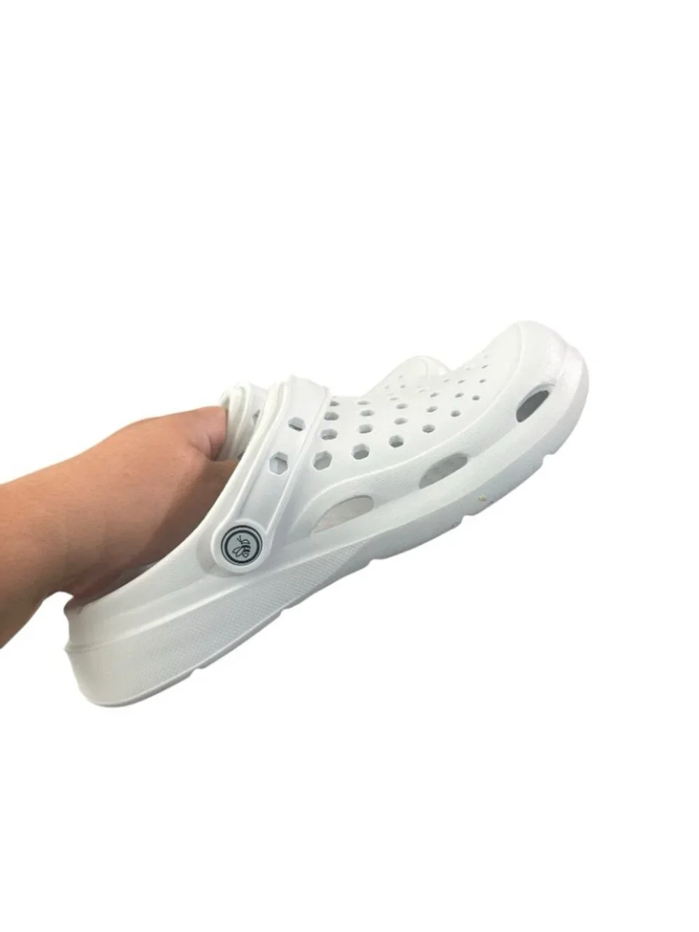 Joybees Unisex Active Clog Sandals Women’s Size 8 White Lightweight Lounge